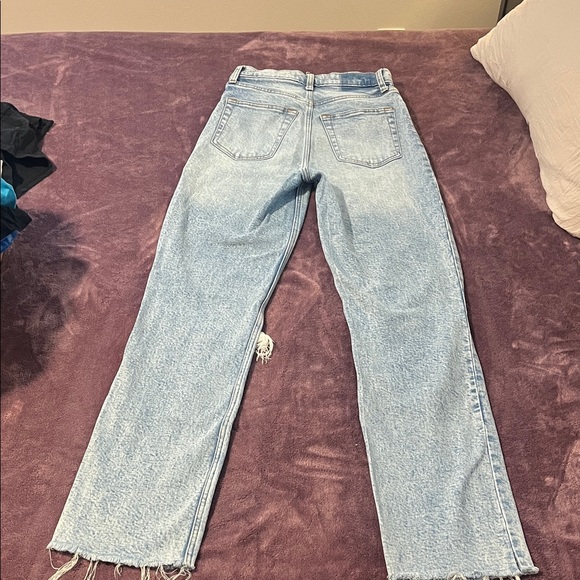 Abercrombie & Fitch Light Blue Ripped Boyfriend Jeans - Picture 4 of 4